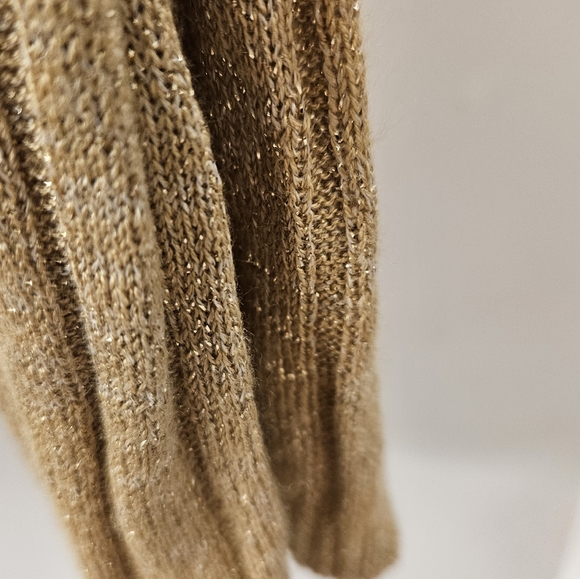 Chico's Gold Metallic Jersey - Chico's Size 2 - NWOT - Picture 6 of 9